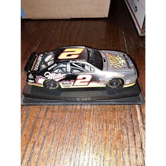Vintage 1996 Rusty Wallace #2 Miller 25 Year Anniversary Die Cast Car in Display - Picture 6 of 8